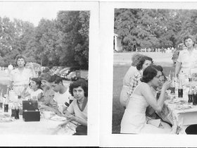 1950 London, Ont - Grandma Em at picnic.jpg